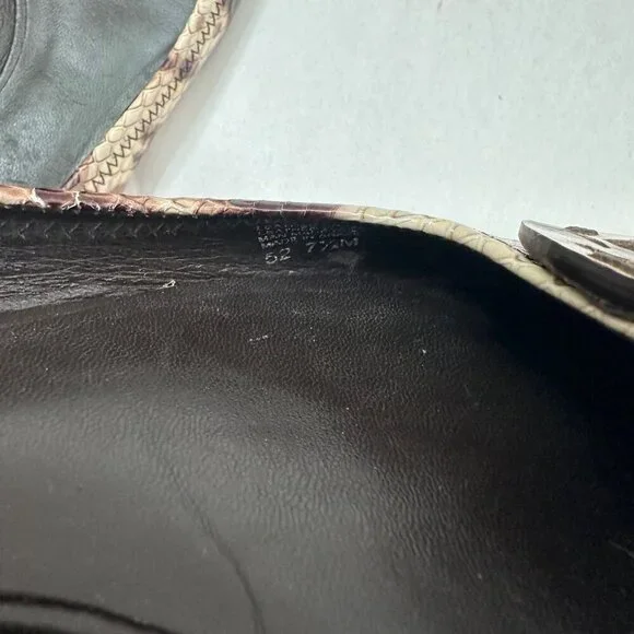 Tory Burch Snakeskin Pattern Flats - Picture 8 of 9